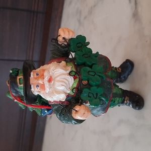 Resin Irish Santa Ornament 2000 (G)